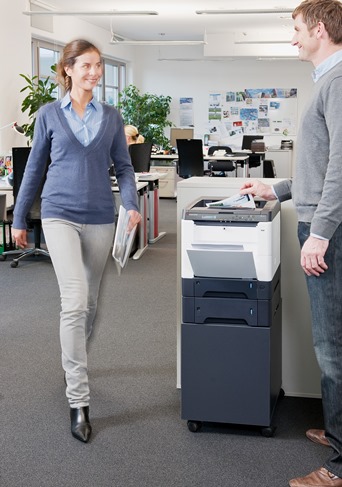 KYOCERA A4 colour printer in office use