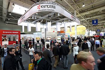 Cebit exhibition 2014 - Kyocera booth